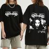 Ghostemane Double Sided Print T-Shirt Oversized Men 100 Cotton Tshirt Fashion Women Hip Hop Metal Gothic Rock T Shirt Streetwear