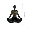 Фигурка из смолы «Поза йоги» для домашнего декора