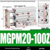 Compact Three-Axis Pneumatic Guided Rod Cylinder 12/16/20/25/32-10/20/40/50/75z