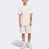adidas Футболка Originals Shmoofoil Featherweight с круглым вырезом и коротким рукавом с логотипом, мужская, белая IU0103