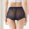 Size Mid-Waist Transparent Ultra Thin Passion Traceless Plus Sexy Hot Temptation Lace Underwear Lady Briefs Underpants