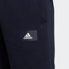 Adidas Прямые шорты с эластичным поясом и завязками с логотипом, мужские брюки темно-синего цвета HZ7031