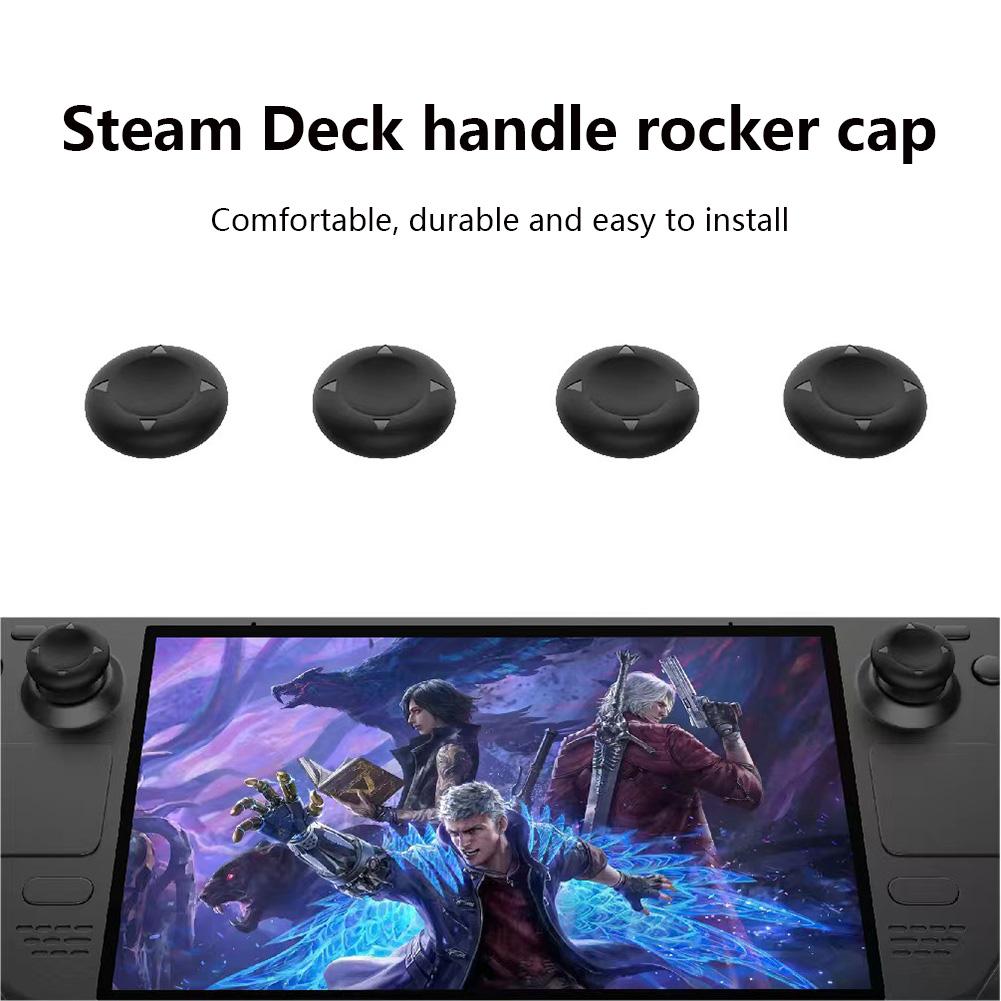 1-10 комплектов Защитный комплект для консоли Steam Deck Заглушка от пыли Наклейка на тачпад Наклейки на кнопки Силиконовые колпачки для стиков Пылезащитная сетка