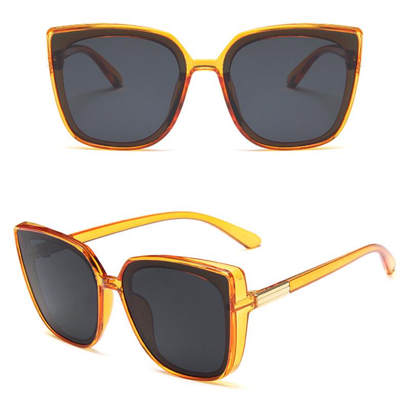 Очки Модные женские очки Большая оправа Винтажные солнцезащитные очки Очки кошачий глаз Крутые солнцезащитные очки