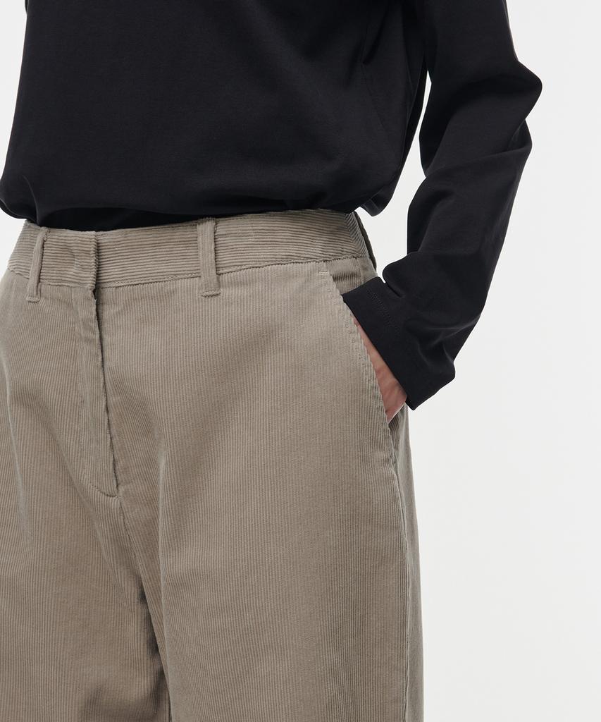 MUSINSA STANDARD WOMAN Women'S Wide Corduroy Pants [Light Beige]