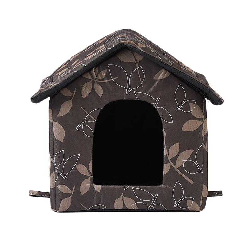 Водонепроницаемый домик для домашних животных из ткани Оксфорд и губчатого материала, два камуфляжных цвета на выбор, для отдыха на открытом воздухе, для кошачьей комнаты