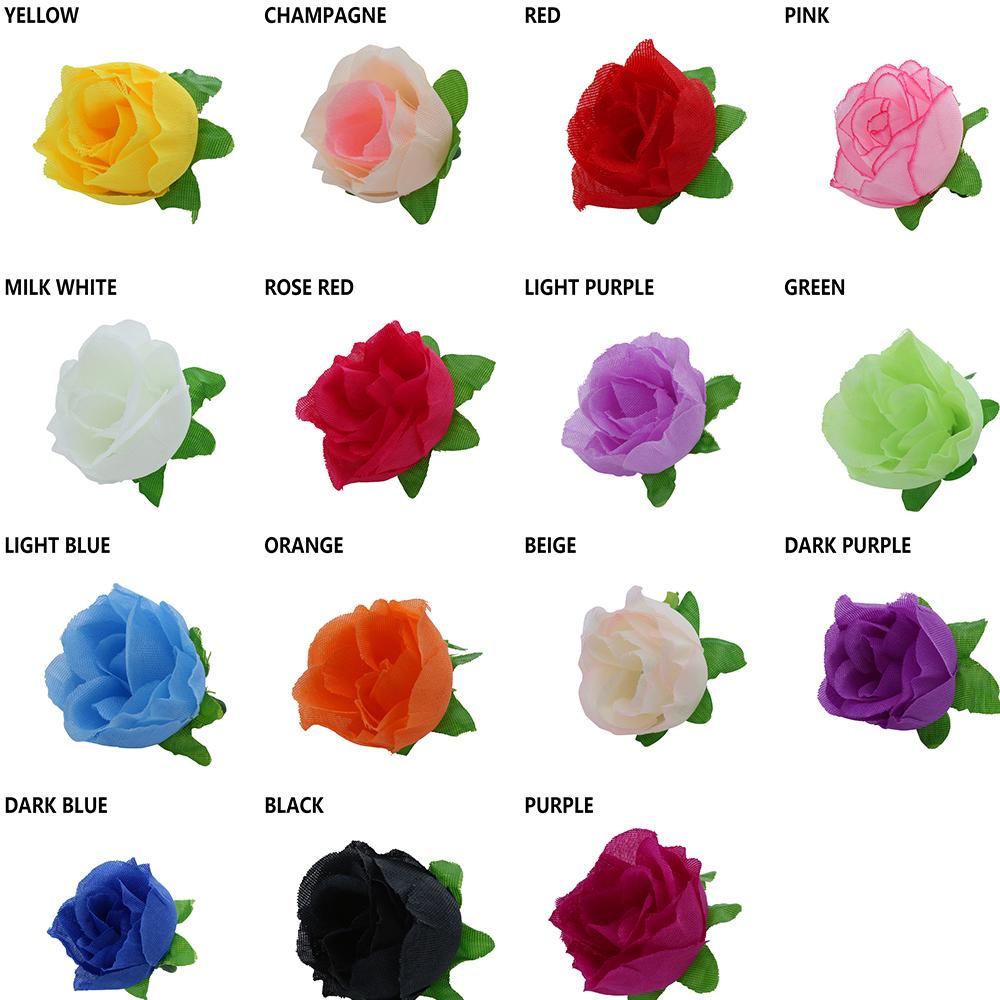 DIY Craft Mother's Day Gifts Beautiful Fake Bouquet Artificial Rose Wedding Decoration Flower Heads