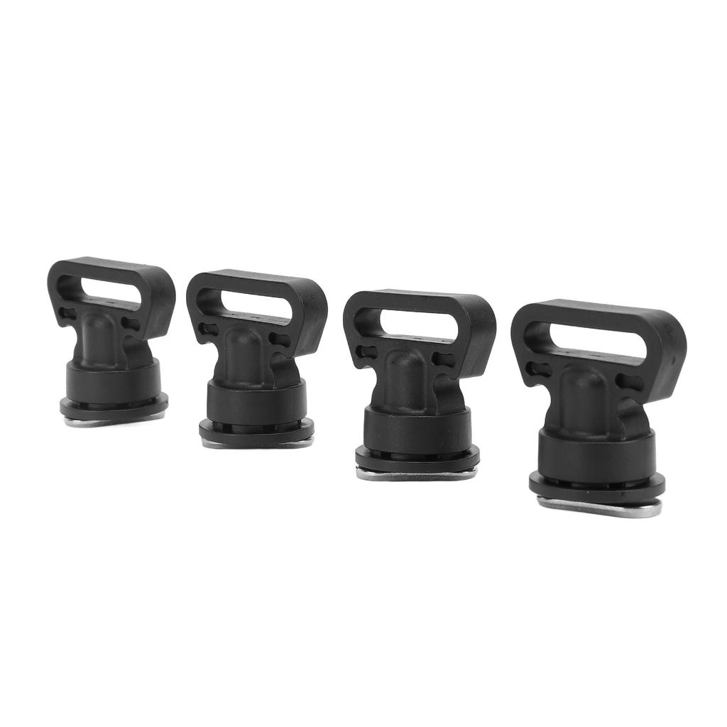 4PCS Track Mount Tie Downs Marine Nylon Rope Securing Fasteners for Motorboat Inflatable Boat Kayak