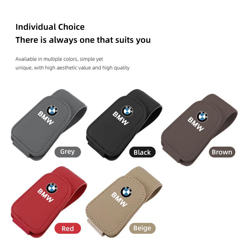 DKHN5 Car Glasses Sun Visor Box Auto Sunglasses Clip Card Accessories For BMW G30 G32 G01 G02 G05 G06 G07 G26 G23 G22 F40 F20 G08 G16