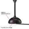 Sanwa Supply High Sensitivity PC Microphone for Mini Plug 3.5mm 4-Pole Non-Directional MM-MC31