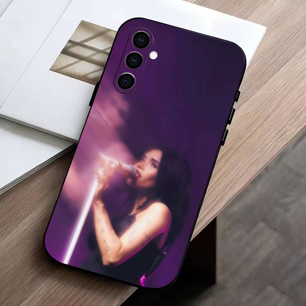 Чехол для телефона Pop-Nessa Barrett для Samsung Galaxy A73, A72, A71, A70, A53, A52, A51, Другие Мягкий черный чехол