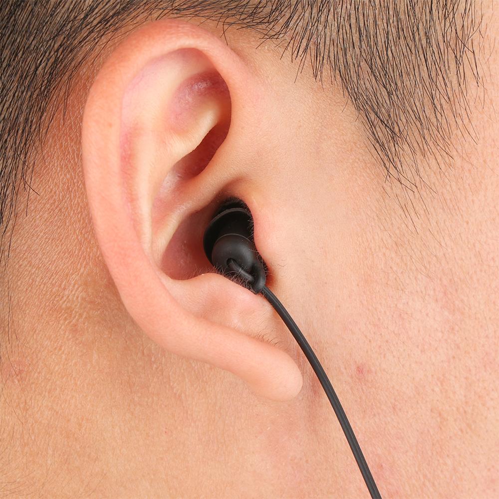 3.5mm Silica Gel Noise Reduction Earphones In-Ear Headset Sleep Headphones Noise Reduction