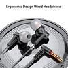 Wired Headset Stereo HiFi Sound 9D Surround 3.5mm In-Ear Wired Headphone Computer Accessories