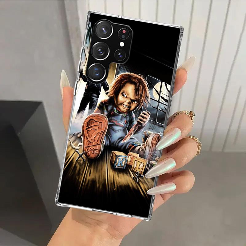 Чехол для телефона Chucky Child's Play для Samsung Galaxy S26 S24 S23 Ultra S25 Edge S22 S21 Plus S20 FE + Мягкий Чехол с Принтом Funda Galaxy