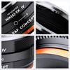 Concept Mount Adapter IV Nikon Compatible Nikon F Mount Lens Fujifilm Compatible Fuji Film X Mount Mounting Conversion Lens Adapter Manual Focus with