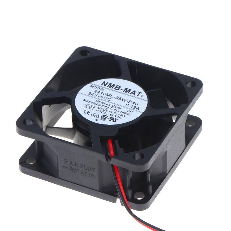 1/3/5 шт. Оригинальный вентилятор охлаждения для Nmb 2410Ml-05W-B40 6025 24V 0.12A Вентилятор охлаждения преобразователя частоты 6025 60*60*25 мм