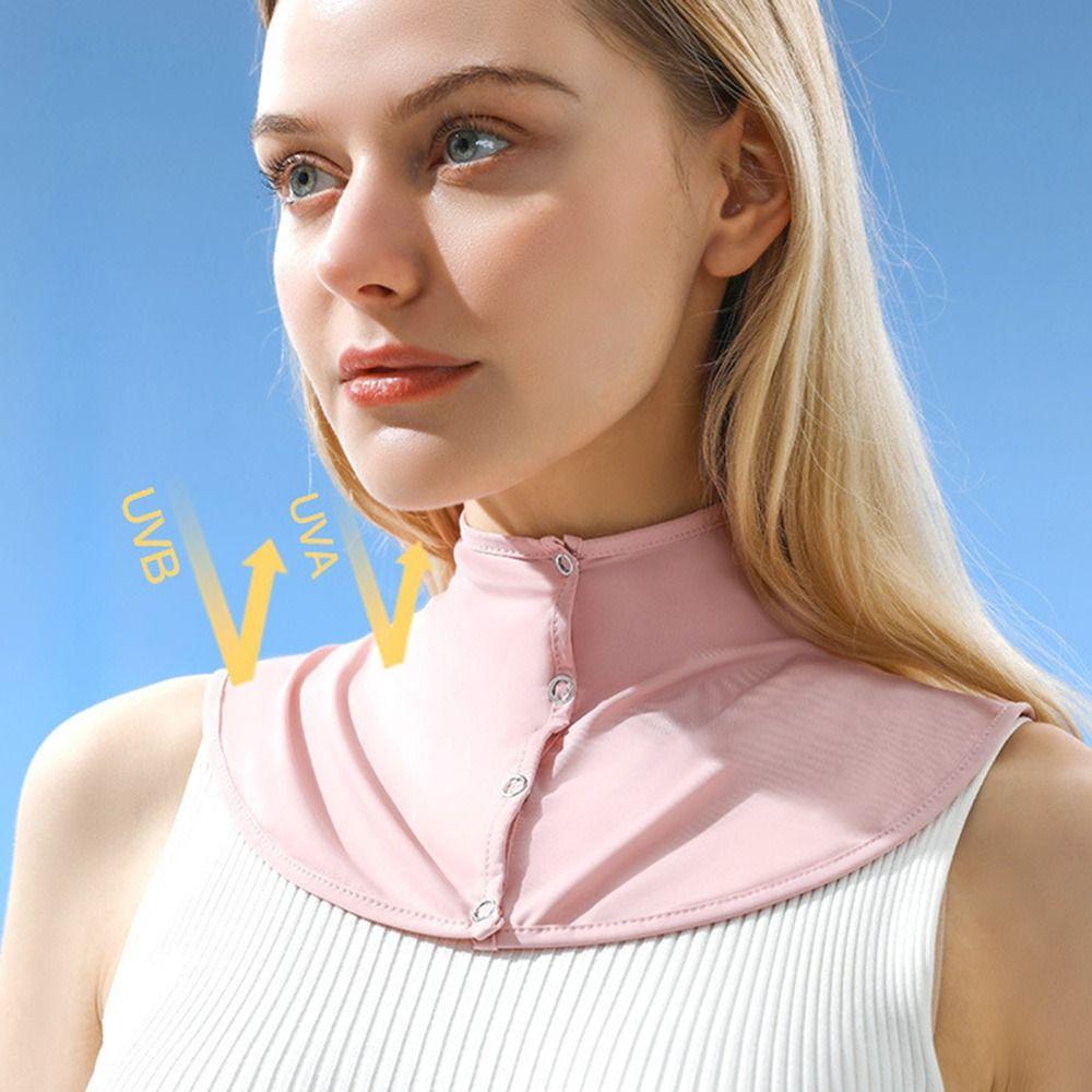 Lightweight Neck Scarf Breathable Ice Silk Scarf Fashion Sunscreen Shawl  Summer
