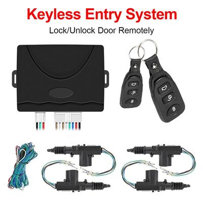 Автомобильный замок, дверной замок, дистанционное управление, система бесключевого доступа, комплект запирания с 4 приводами дверного замка, универсальный 12 В