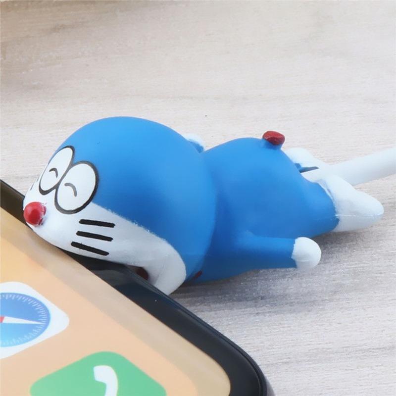 Мультяшный шнур для передачи данных, кошачьи лапы, защита от укуса кабеля для iphone11, крышка устройства для намотки проводов USB-кабеля