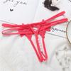 Однотонное вышитое женское белье без ластовицы, эротические стринги, сексуальные трусики, интимные аксессуары, порно-трусики, развлечение для пары