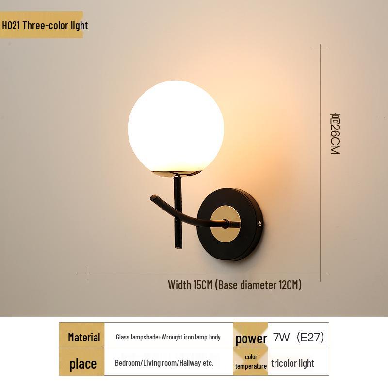 2025 Современный теплый настенный светильник для спальни, гостиной, столовой и лестницы