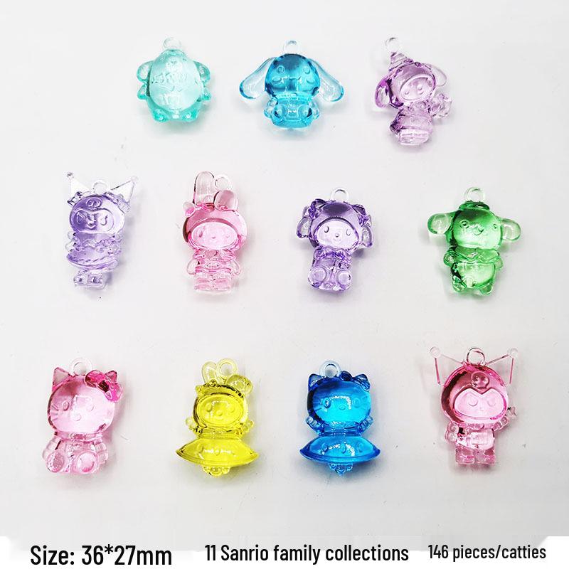 Colorful Mini Acrylic Milk Bottle Cartoon Ornaments - Cute Handmade DIY Decorative Accessories