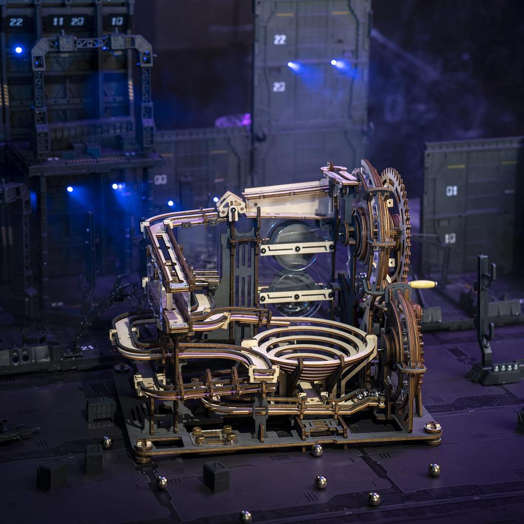 Robotime 3D Wooden Puzzle Toy for Adults and Educational Toy for Craft Craft No Joining Instructions Included Night Kids, Enthusiasts, Kit, Gift,