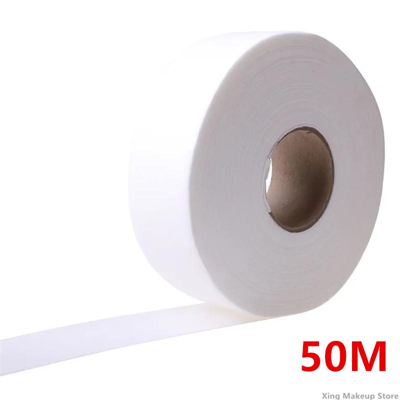 1 Рулон 50м 100м Нетканые Восковые Полоски Для Удаления Волос Body Cloth Hair Remove Восковая Бумага Рулоны Удаление Волос Эпилятор Салон Красоты
