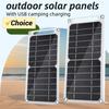Solar Panel System 5V with USB Camping Charging Suitable for Power Bank and Mobile Phone Car MP3 PAD Charger Outdoor Battery