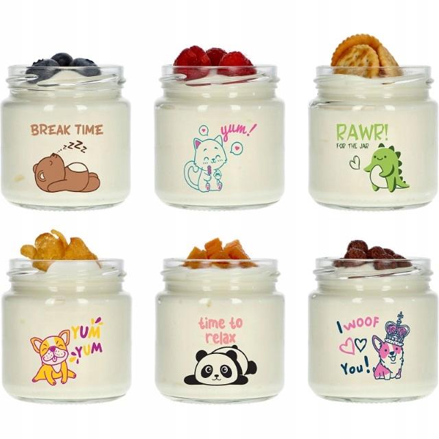 Jars for Soups and Yogurts with Lids for Kids