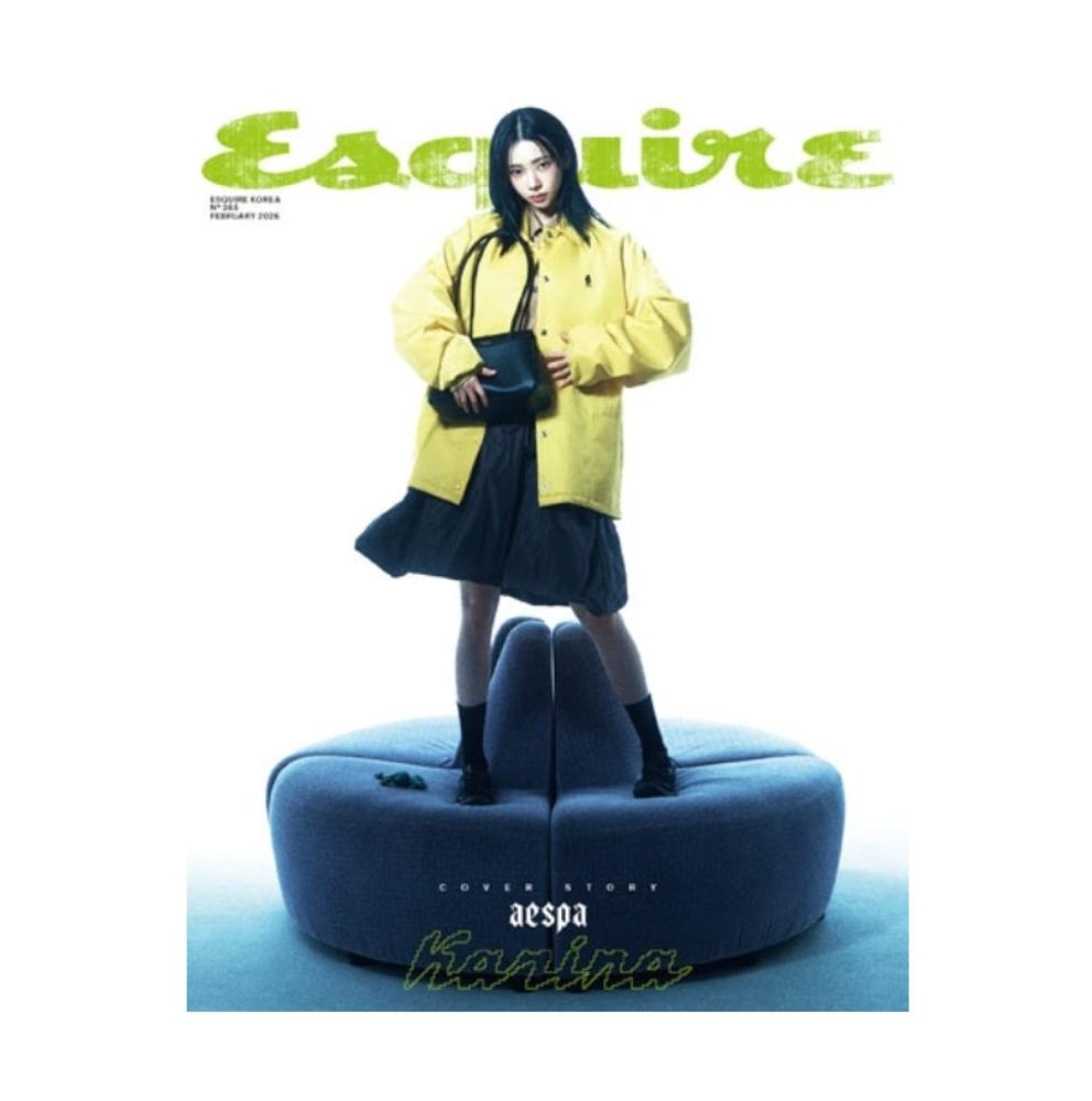 PSL Esquire KOREA Обложка : aespa КАРИНА Февраль 2026 Журнал