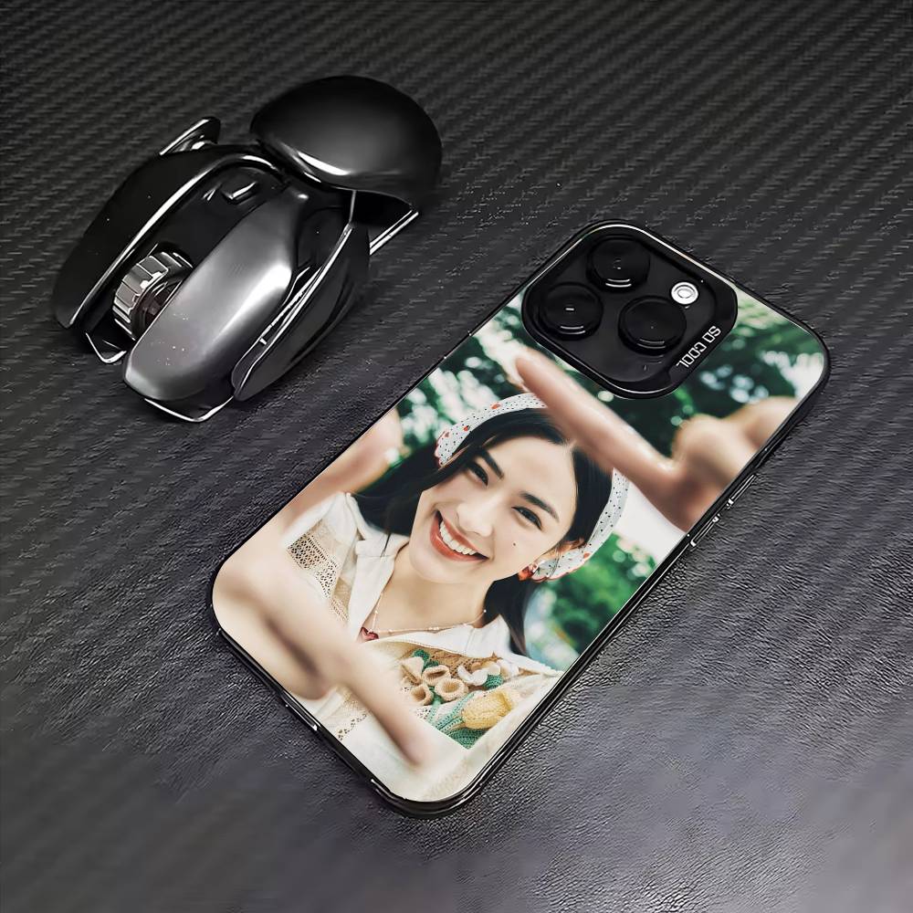 Чехол для телефона с изображением актрисы Л-Линлин Квонг для iPhone 17,16,15,14,13,12,11 Plus,Pro Max, Цветной серебристый чехол для телефона