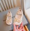 Детская мода Девочки Балетки 2024 Новые Мягкие Дышащие Эластичная резинка Цветы Милые Туфли принцессы Простые Прямая поставка Простые Шикарные