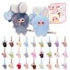 TOP TOY x Baby Три Мини Плюшевых Подвески Серия Гачапон Сюрприз-Коробка Фигурка Пластиковая Модель Премиум Мягкая Виниловая Игрушка Подарок на День Рождения Оригинальный Персонаж