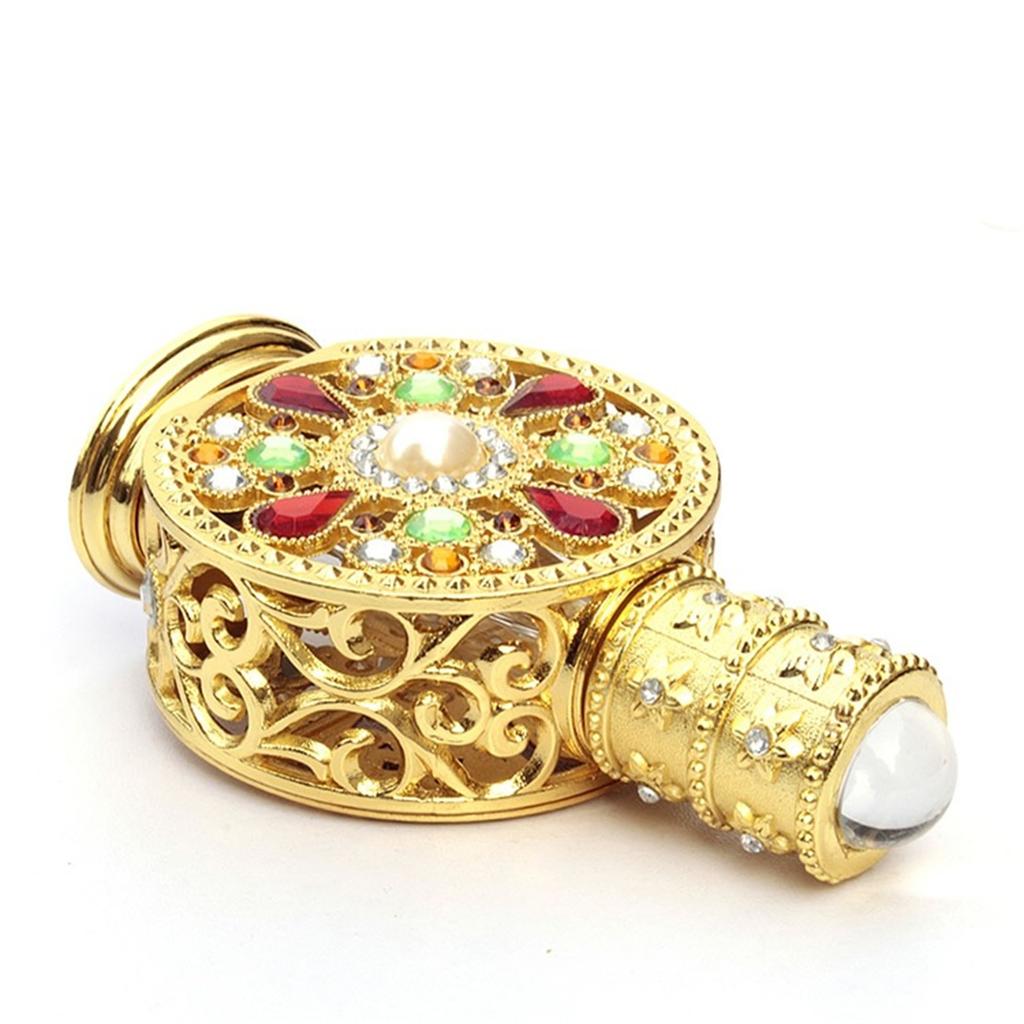 12 мл Винтажные эфирные масла Духи Пустые бутылки для хранения Флаконы Винтажные пустые искусственные многоцветные многоразовые банки