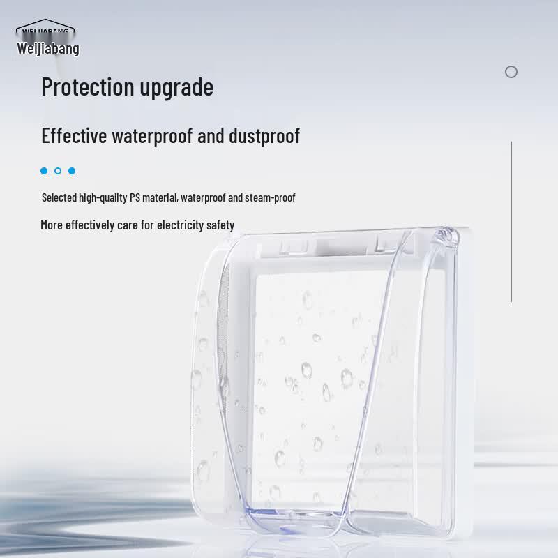 WEIJIABANG Type 86 Self-Adhesive Waterproof Switch & Socket Cover