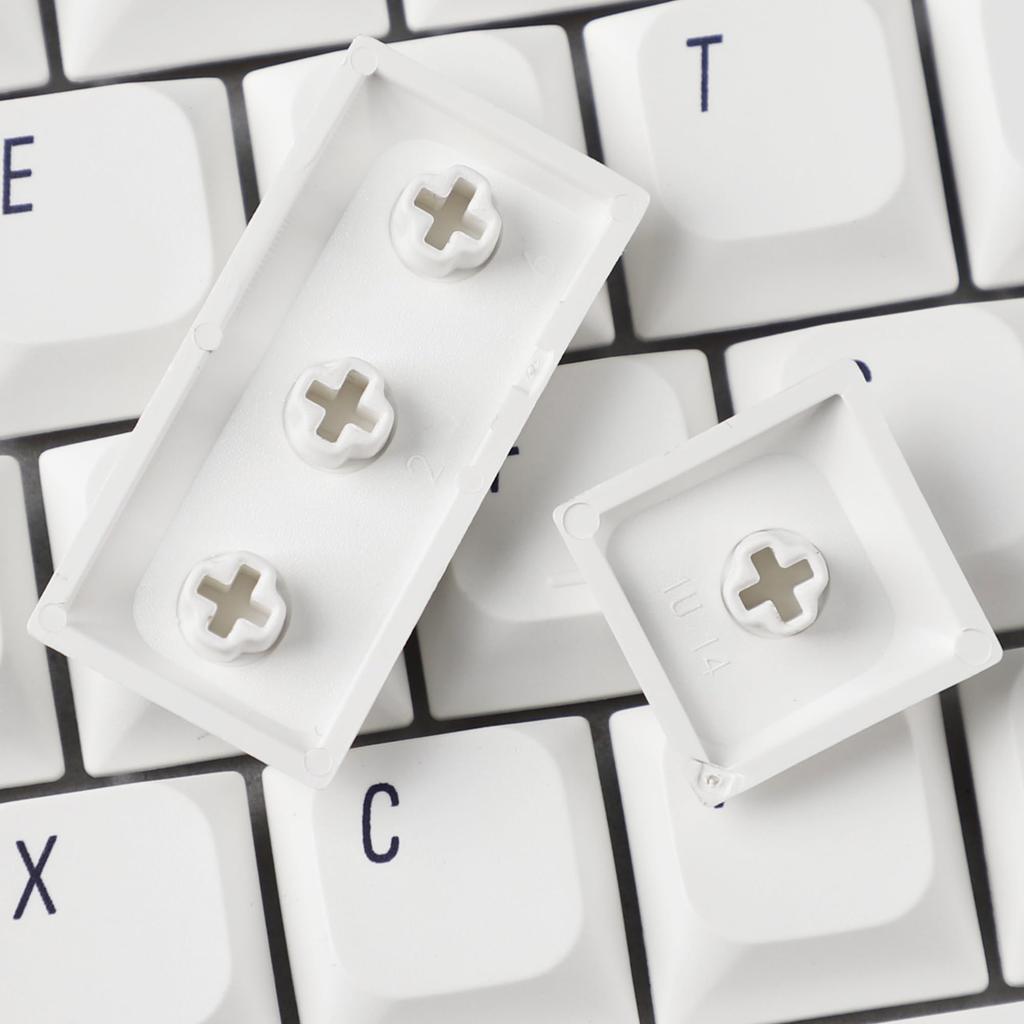 YMDK 127 Ultra Slim Mac Style Mx Low Profile Die Sub PBT Keycaps for Mx 61 64 68 75 84 87 96 108 Layout Mechanical Keyboard