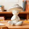 3 шт./комплект Фигурки грибов для медитации и йоги Настольное украшение Декор для дома и гостиной Смоляные поделки Декоративные украшения