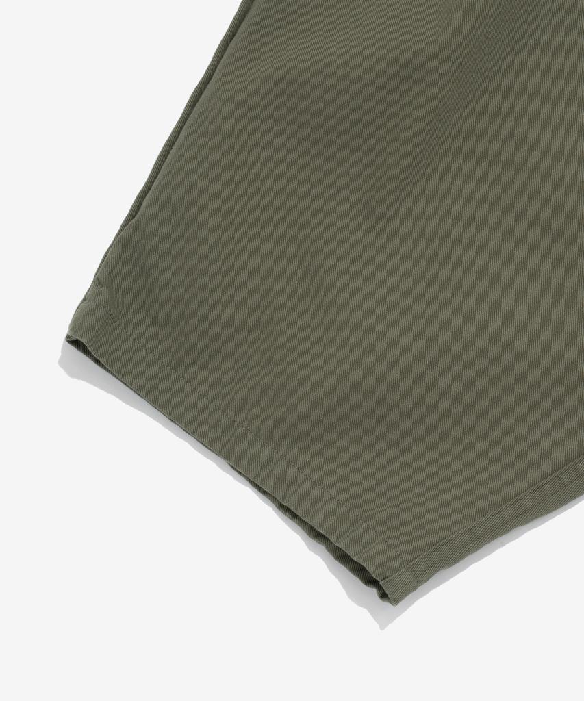 CARGOBROS Washed Cotton Curved Pants (Khaki)