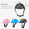 Plastic Pet Dog Helmets Adjustable Puppy Safety Helmet Lightweight Pet Motorcycle Headgear  Cat