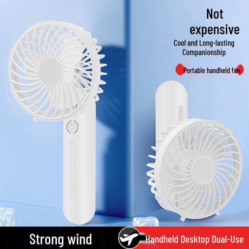 Compact Rechargeable Handheld Folding Fan - Multi-Functional, Portable, and Cooling for Home Use