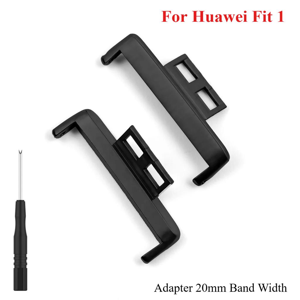 1 пара адаптеров для ремешка Huawei Watch Fit 3 20 мм для смарт-часов, коннекторы из нержавеющей стали 316L, аксессуары для ремешка Huawei fit2/1