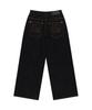AAKAM Stitched Denim Pants (Black)