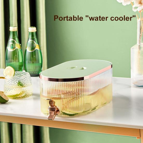 Холодильник 5,3 л, чайник большой емкости с краном, термо- и морозостойкий, герметичный, пищевой, легко очищаемый кувшин для сока для дома