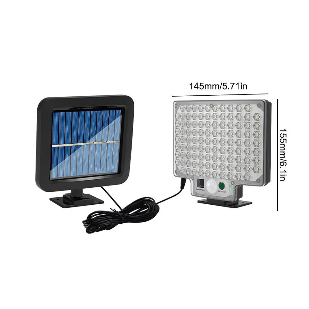 Садовый настенный светильник 1800 мАч LED с датчиком движения IP65 Водонепроницаемый Фонарь для улицы Работает до 8 часов для Балкона Сада Дорожки