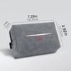 Wear-resistant Car Tissue Box Nappa Leather Paper Towel Organizer  Car Seat Head Back