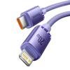 Kabel Usb-C Do Lightning Baseus Crystal Shine, 20W, Pd, 1.2M (Fioletowy)
