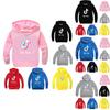 Tok Childrens Tik Letter Sweater Long Sleeve Hoodie Fashion Tops Pullover
