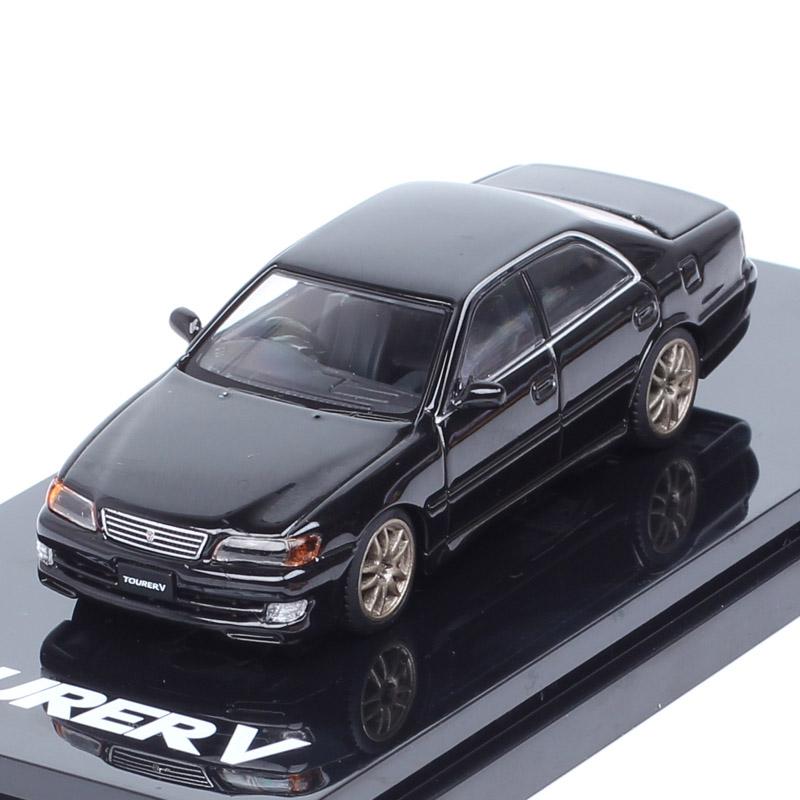 HJ64 Маленький Масштаб 1/64 Chaser Tourer V JZX100 1996 Спортивные Седаны 10-спицевый Литьевой Металл Модель Автомобиля Игрушечные Транспортные Средства Хобби Япония Реплика