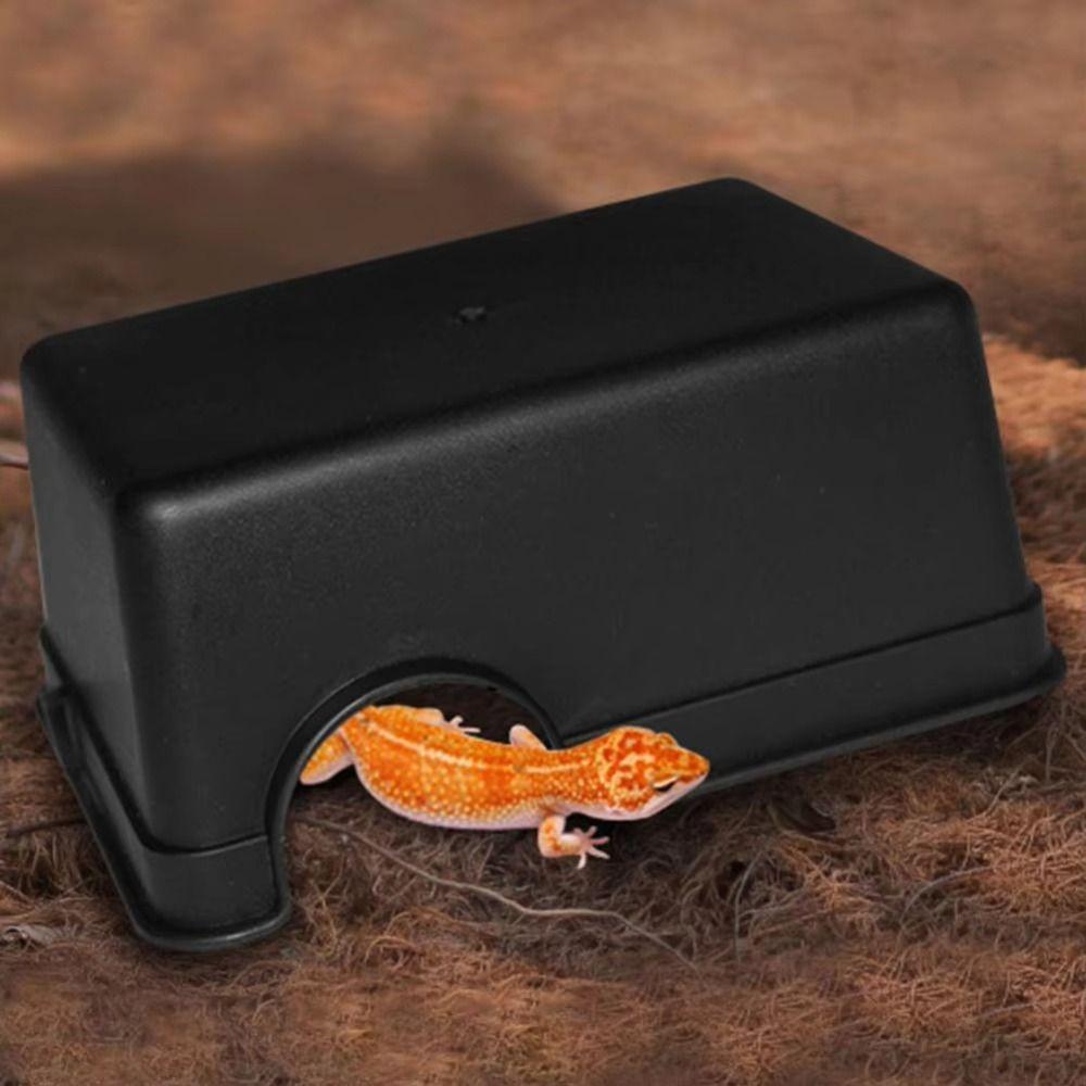 S/M/L Коробка-укрытие для рептилий Дышащая Нескользящая Укрытие для ящериц Пещера для гекконов Рептилий для хомяков Леопардовых гекконов Черепах Ящериц Пещера